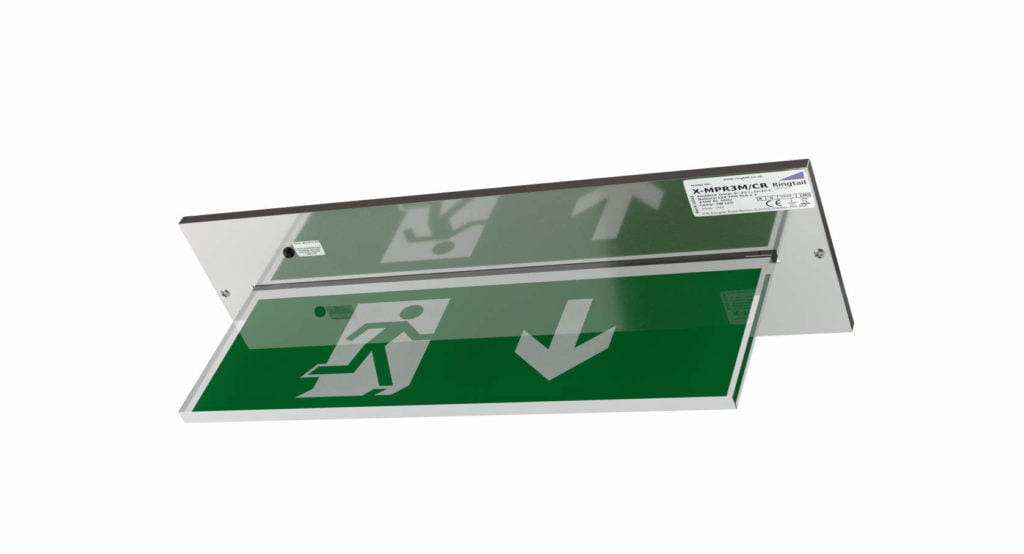 Recessed LED Emergency Exit Sign Emergency Lighting