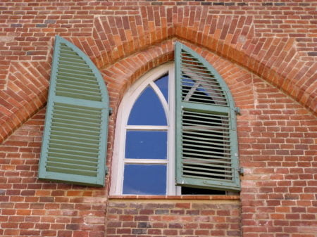 Window shutters closed