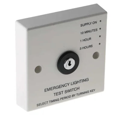 Timed Emergency Light Test Switch