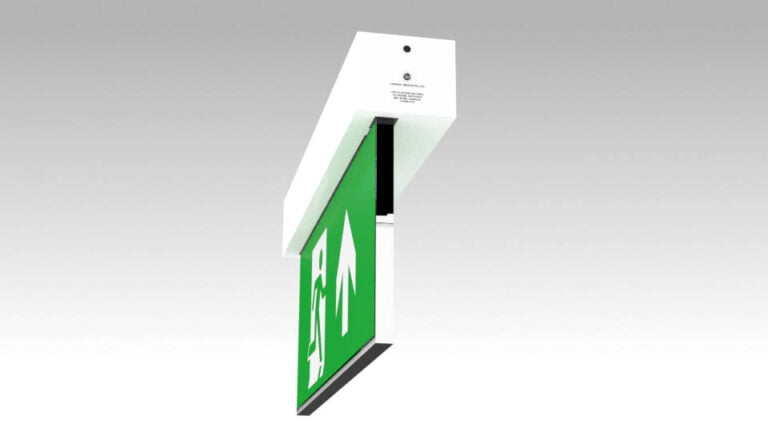 Slim and Thin Blade Exit Sign Ceiling - Emergency Lighting