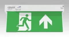 X-MPW3M White exit sign blade